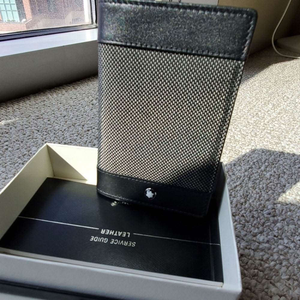 Meisterstück Canvas Leather Bi-Fold Card Case